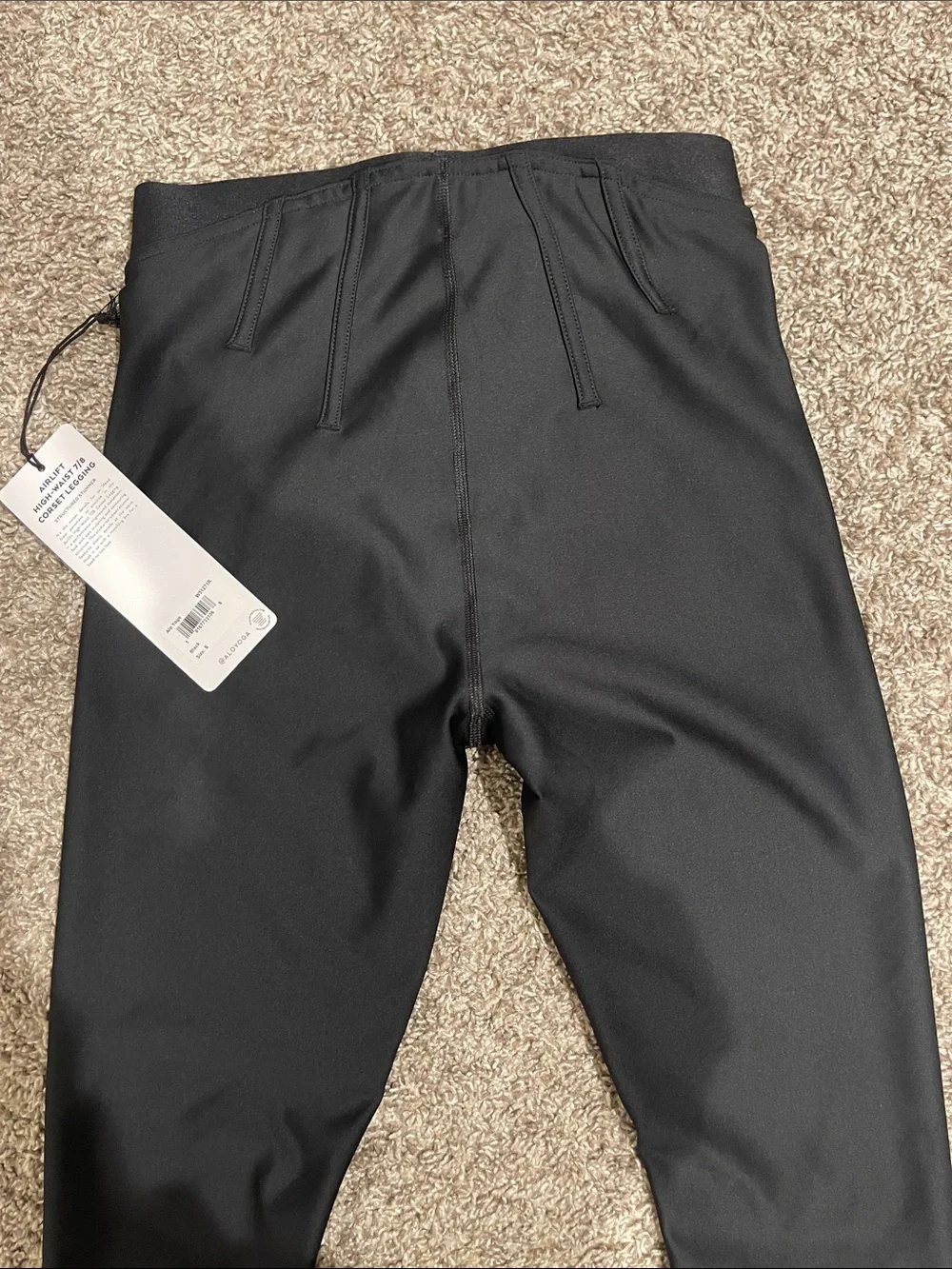 NWT ALO airlift high waist 7/8 corset legging SZ S